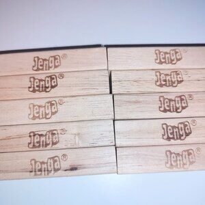 Ten Replacement Pieces for Classic Wood Jenga